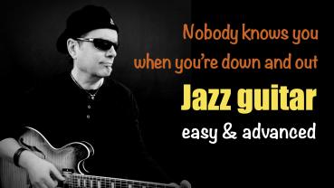 Nobody knows you when you're down and out  -  Achim Kohl - Jazz Guitar