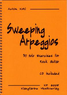 Sweeping Arpeggios (sweep picking) book + CD / Download