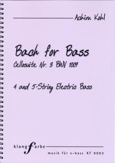 Bach for Bass - 3rd Suite for Cello Solo / Download